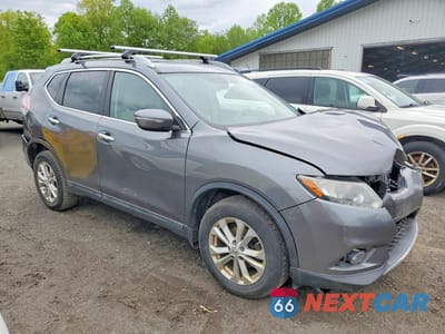 Czwarte zdjęcie samochodu z boku: 2015 NISSAN ROGUE SV VIN:5N1AT2MV6FC772809 - miniatura
