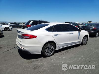 Trzecie zdjęcie samochodu z tyłu: 2019 FORD FUSION TITANIUM VIN:3FA6P0SU3KR232607 - miniatura