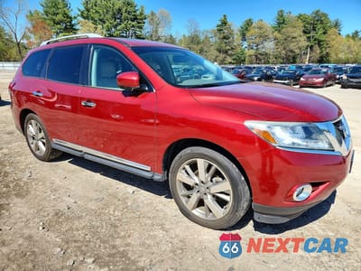 Czwarte zdjęcie samochodu z boku: 2014 NISSAN PATHFINDER S VIN:5N1AR2MN2EC629692 - miniatura