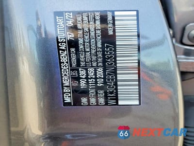 Zdjęcie 13 z 13 samochodu: 2022 MERCEDES-BENZ A 220 VIN:W1K3G4EB7NJ363557 - miniatura