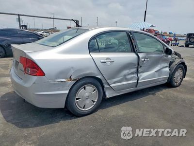 Trzecie zdjęcie samochodu z tyłu: 2006 HONDA CIVIC HYBRID VIN:JHMFA36206S025073 - miniatura