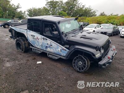 Czwarte zdjęcie samochodu z boku: 2020 JEEP GLADIATOR RUBICON VIN:1C6JJTBG3LL111679 - miniatura