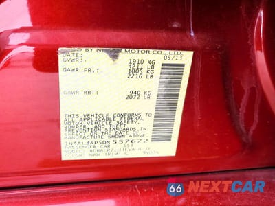Zdjęcie 12 z 12 samochodu: 2013 NISSAN ALTIMA 2.5 VIN:1N4AL3AP5DN557672 - miniatura