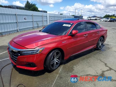 2021 HONDA ACCORD TOURING HYBRID 1HGCV3F97MA000102 - główne zdjęcie licytacji z USA - miniatura