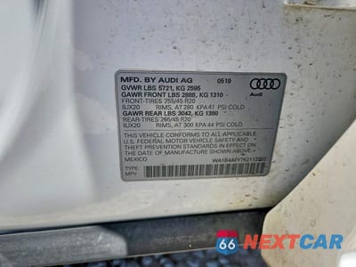 Zdjęcie 13 z 13 samochodu: 2019 AUDI SQ5 PREMIUM PLUS VIN:WA1B4AFY7K2112392 - miniatura