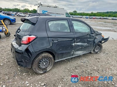 Trzecie zdjęcie samochodu z tyłu: 2021 MITSUBISHI MIRAGE ES VIN:ML32AUHJ0MH008457 - miniatura