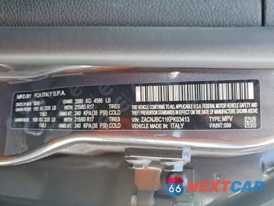 Zdjęcie 13 z 13 samochodu: 2019 JEEP RENEGADE TRAILHAWK VIN:ZACNJBC11KPK03413 - miniatura