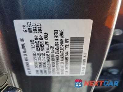 Zdjęcie 14 z 14 samochodu: 2021 HONDA PASSPORT TOURING VIN:5FNYF8H96MB015404 - miniatura