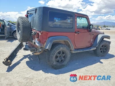 Trzecie zdjęcie samochodu z tyłu: 2009 JEEP WRANGLER X VIN:1J4FA24179L736526 - miniatura