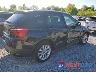 Trzecie zdjęcie samochodu z tyłu: 2013 BMW X3 XDRIVE28I VIN:5UXWX9C55D0A27610 - miniatura