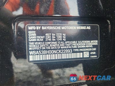 Zdjęcie 13 z 13 samochodu: 2022 BMW 530 I VIN:WBA53BH00NCK22893 - miniatura