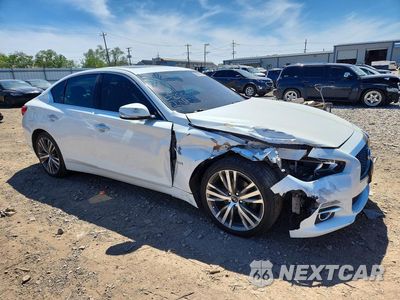 Czwarte zdjęcie samochodu z boku: 2016 INFINITI Q50 3.0T PREMIUM VIN:JN1EV7AR7GM344556 - miniatura