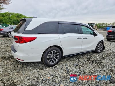 Trzecie zdjęcie samochodu z tyłu: 2022 HONDA ODYSSEY EXL VIN:5FNRL6H76NB002136 - miniatura