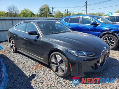 Czwarte zdjęcie samochodu z boku: 2025 BMW I4 XDRIVE 40 VIN:WBY43HD09SFU44610 - miniatura