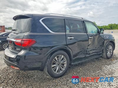 Trzecie zdjęcie samochodu z tyłu: 2019 INFINITI QX80 LUXE VIN:JN8AZ2NF7K9687094 - miniatura