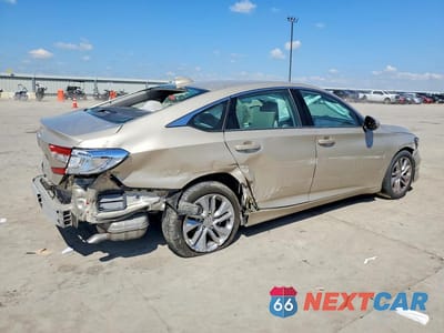Trzecie zdjęcie samochodu z tyłu: 2019 HONDA ACCORD LX VIN:1HGCV1F11KA163808 - miniatura