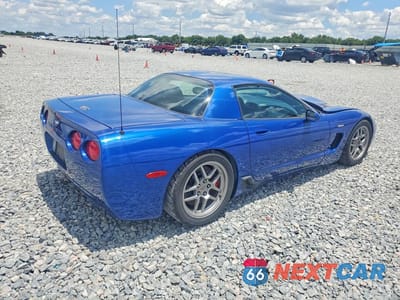 Trzecie zdjęcie samochodu z tyłu: 2003 CHEVROLET CORVETTE Z06 VIN:1G1YY12S635101396 - miniatura