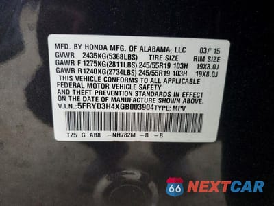 Zdjęcie 13 z 13 samochodu: 2016 ACURA MDX TECHNOLOGY VIN:5FRYD3H4XGB003904 - miniatura