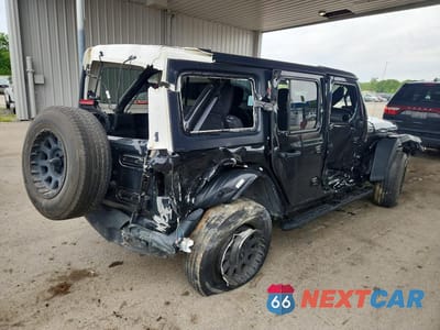 Trzecie zdjęcie samochodu z tyłu: 2022 JEEP WRANGLER UNLIMITED SPORT VIN:1C4HJXDN3NW135105 - miniatura