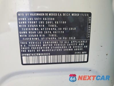 Zdjęcie 13 z 13 samochodu: 2024 VOLKSWAGEN TIGUAN SE VIN:3VVMB7AX2RM063029 - miniatura