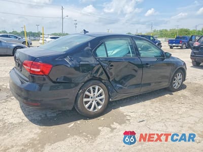 Trzecie zdjęcie samochodu z tyłu: 2015 VOLKSWAGEN JETTA SE VIN:3VWD07AJ9FM353681 - miniatura