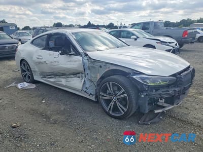 Czwarte zdjęcie samochodu z boku: 2021 BMW 430XI VIN:WBA73AP09MCF66907 - miniatura