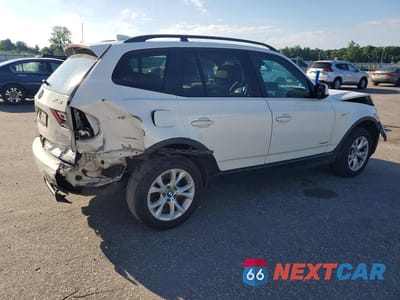 Trzecie zdjęcie samochodu z tyłu: 2010 BMW X3 XDRIVE30I VIN:WBXPC9C44AWJ36013 - miniatura