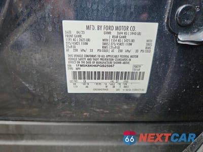 Zdjęcie 13 z 13 samochodu: 2023 FORD EXPLORER ST-LINE VIN:1FMSK8KH6PGB25067 - miniatura