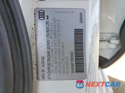 Zdjęcie 13 z 13 samochodu: 2014 AUDI A6 PRESTIGE VIN:WAUHGAFC1EN036602 - miniatura