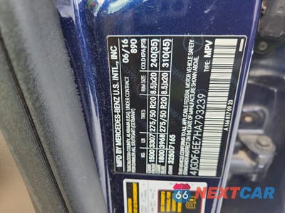 Zdjęcie 13 z 13 samochodu: 2017 MERCEDES-BENZ GLS 450 4MATIC VIN:4JGDF6EE7HA793239 - miniatura