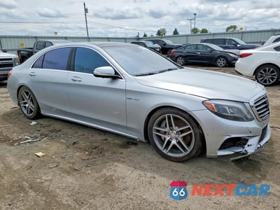 Czwarte zdjęcie samochodu z boku: 2015 MERCEDES-BENZ S 550 4MATIC VIN:WDDUG8FB6FA191744 - miniatura