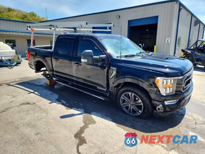 Czwarte zdjęcie samochodu z boku: 2021 FORD F150 SUPERCREW VIN:1FTFW1ED9MFB67373 - miniatura
