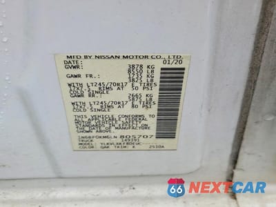 Zdjęcie 13 z 13 samochodu: 2020 NISSAN NV 1500 DELIVERY VAN VIN:1N6BF0KM6LN805707 - miniatura
