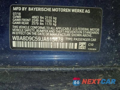 Zdjęcie 13 z 13 samochodu: 2018 BMW 330 XI VIN:WBA8D9C59JA615478 - miniatura