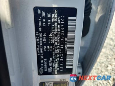 Zdjęcie 12 z 12 samochodu: 2018 KIA OPTIMA LX VIN:5XXGT4L3XJG267102 - miniatura