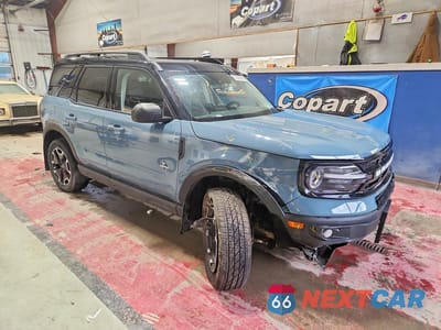 Czwarte zdjęcie samochodu z boku: 2021 FORD BRONCO SPORT OUTER BANKS VIN:3FMCR9C61MRB09432 - miniatura