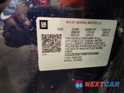 Zdjęcie 12 z 12 samochodu: 2021 CHEVROLET MALIBU LT VIN:1G1ZD5ST9MF003586 - miniatura