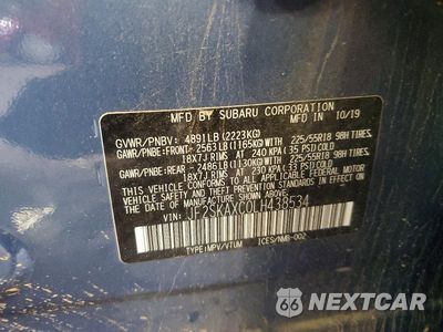 Zdjęcie 13 z 13 samochodu: 2020 SUBARU FORESTER TOURING VIN:JF2SKAXC0LH438534 - miniatura