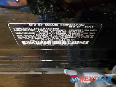 Zdjęcie 14 z 14 samochodu: 2019 SUBARU FORESTER PREMIUM VIN:JF2SKAGC0KH443876 - miniatura