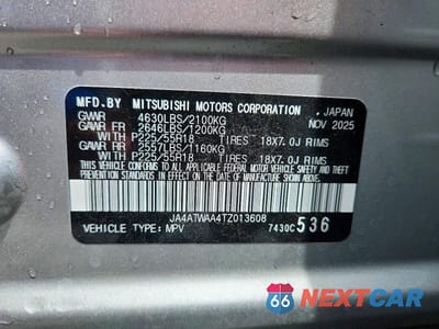 Zdjęcie 14 z 14 samochodu: 2026 MITSUBISHI ECLIPSE CROSS SE VIN:JA4ATWAA4TZ013608 - miniatura