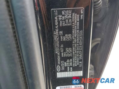 Zdjęcie 13 z 13 samochodu: 2024 HYUNDAI TUCSON SEL VIN:5NMJF3DE4RH341506 - miniatura