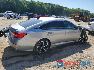 Trzecie zdjęcie samochodu z tyłu: 2022 HONDA ACCORD HYBRID SPORT VIN:1HGCV3F22NA022822 - miniatura