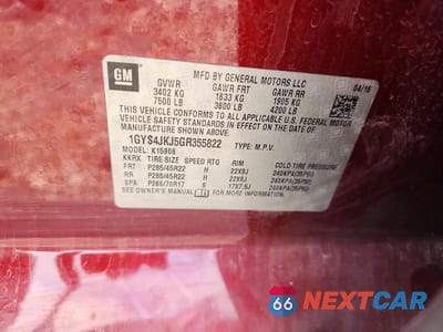 Zdjęcie 13 z 13 samochodu: 2016 CADILLAC ESCALADE ESV PREMIUM VIN:1GYS4JKJ5GR355822 - miniatura