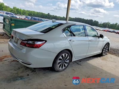 Trzecie zdjęcie samochodu z tyłu: 2017 HONDA ACCORD HYBRID EXL VIN:JHMCR6F5XHC018197 - miniatura