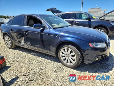 Czwarte zdjęcie samochodu z boku: 2011 AUDI A4 PREMIUM PLUS VIN:WAUEFAFL6BN030764 - miniatura