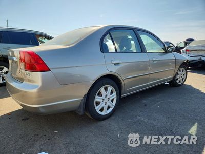 Trzecie zdjęcie samochodu z tyłu: 2003 HONDA CIVIC EX VIN:2HGES26783H616210 - miniatura