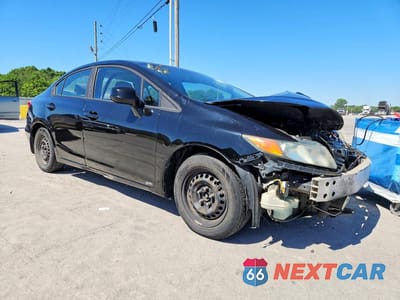 Czwarte zdjęcie samochodu z boku: 2012 HONDA CIVIC LX VIN:19XFB2F52CE094042 - miniatura
