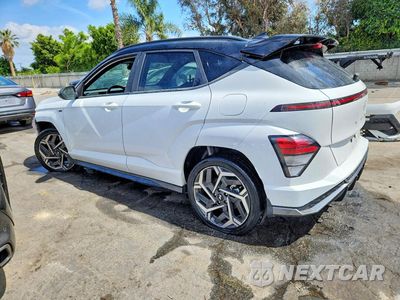 Drugie zdjęcie samochodu z przodu: 2024 HYUNDAI KONA N LINE VIN:KM8HA3A32RU058462 - miniatura