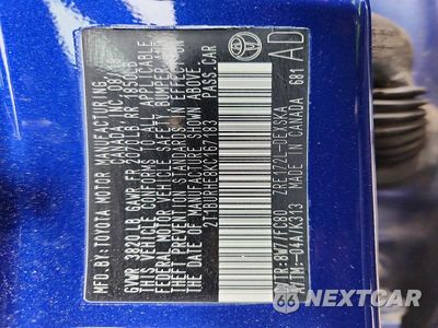 Zdjęcie 13 z 13 samochodu: 2019 TOYOTA COROLLA SE VIN:2T1BURHE8KC167183 - miniatura