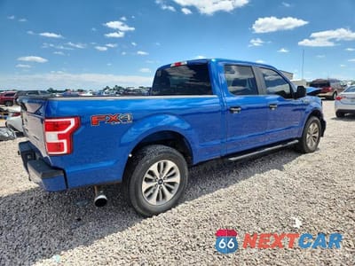 Trzecie zdjęcie samochodu z tyłu: 2018 FORD F150 SUPERCREW VIN:1FTFW1E53JKD02357 - miniatura